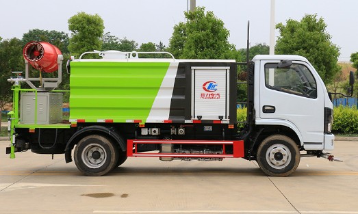 多功能抑塵車(chē)的視頻_國(guó)六東風(fēng)福瑞卡5噸藍(lán)牌抑塵車(chē)廠家價(jià)格