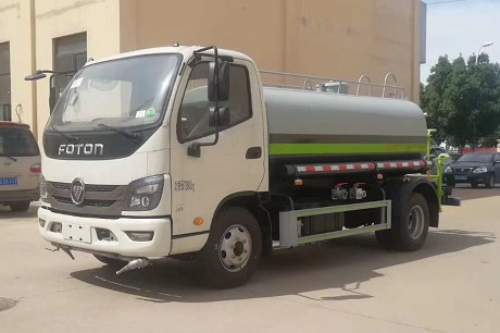 5噸灑水車價(jià)格大全_國六5方福田M3綠化灑水車廠家價(jià)格