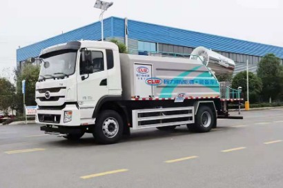 電動灑水車生產(chǎn)廠家_10噸比亞迪T8純電動抑塵車